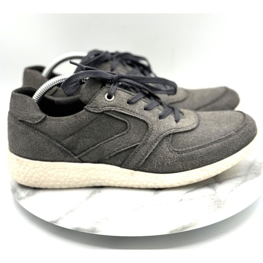 Vegetarian Shoes Dukes Women's Grey Sneakers W9‎ US Vegetan Suede Vegan Portugal